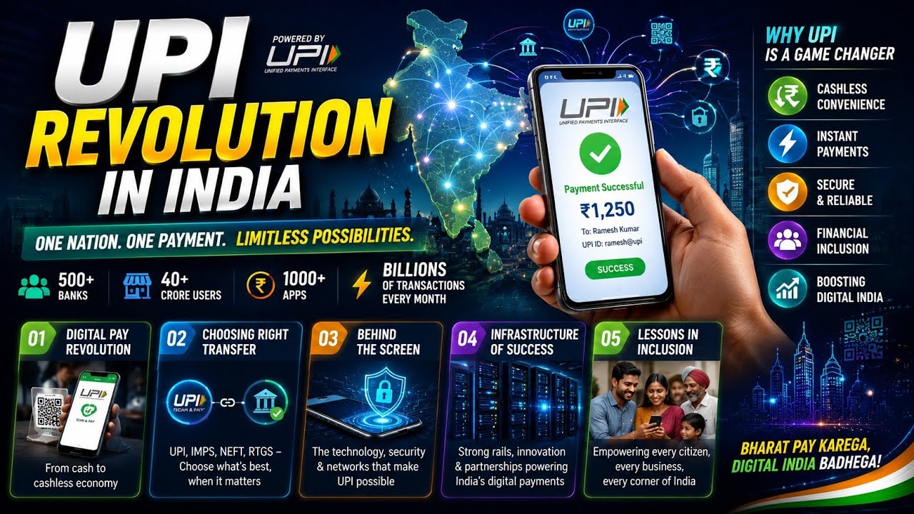 UPI- The Digital Payment Revolution of India | How UPI Works | Secure and Reliable | Made in India |
