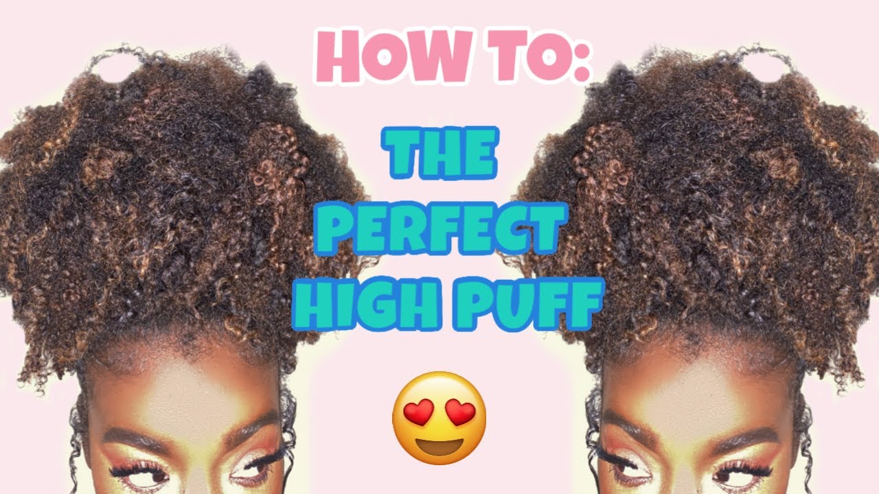 HOW TO GET THE PERFECT HIGH PUFF ON LONG NATURAL HAIR: My tips and tricks || Simone Nicole 2020