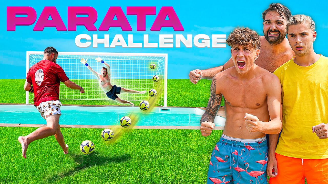 🧤⚽ PARATA CHALLENGE in PISCINA in VILLA ELITES!