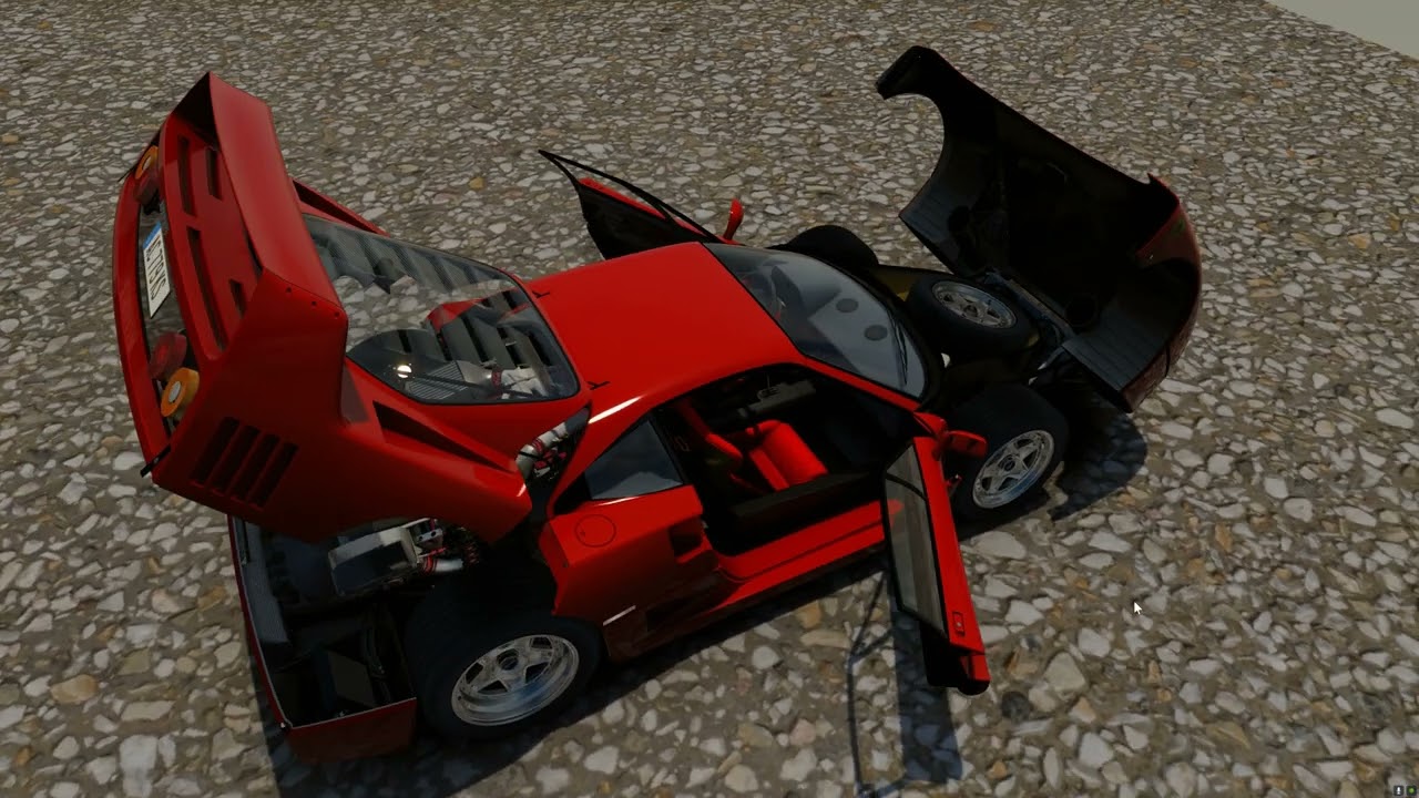 Assetto Corsa Ferrari F40 '92(v1.6) is released.