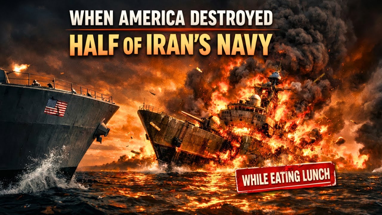 When America DESTROYED Half of Iran's Navy in a Single Workday (Operation Praying Mantis)