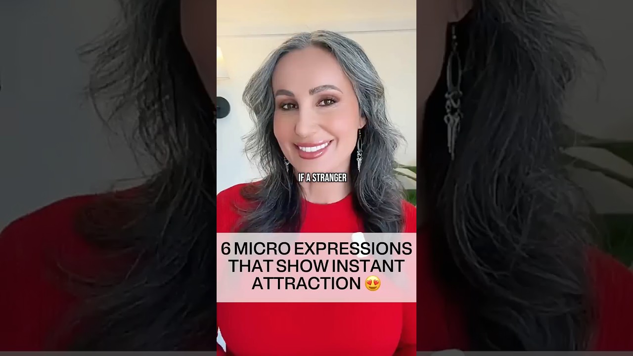 6 micro expressions that show instant attraction #attractionpsychology #attraction #flirtingsigns