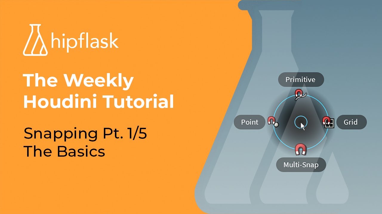 The Weekly Houdini Tutorial: Snapping Pt. 1/5 – The Basics (Grid, Point, Primitive, Multi-Snap)