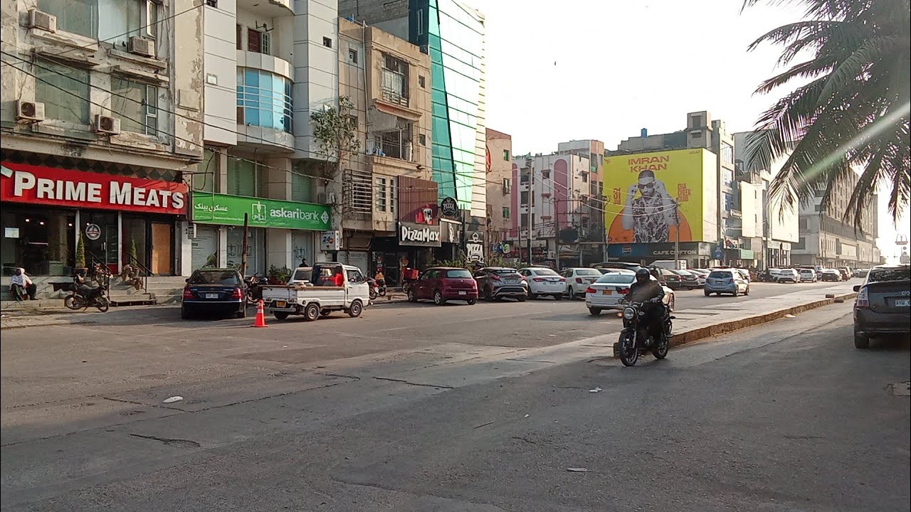 Walk in road tour khayaban-e-shamsheer to Saba commercial DHA-5 Karachi 