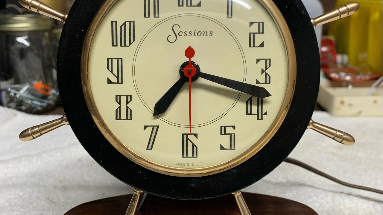 Repair and Restoration of a Sessions Ships Wheel Clock