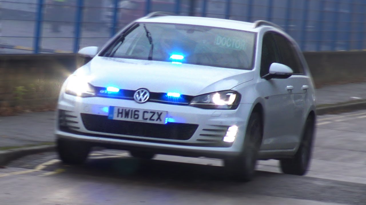 JUMP THAT SPEED HUMP!! EPIC UNMARKED GOLF! - Doctor, Fire Engines & Police Cars Responding!