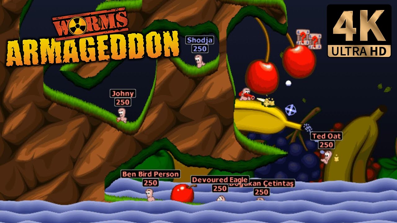 Worms Armageddon Online | Kaos 1 на 1 | ПК 4K