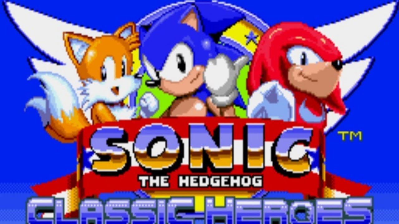 Показываю игру sonic classic heroes и где sound test 