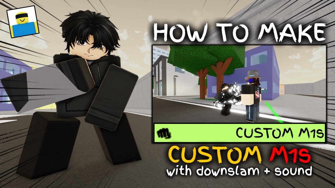 HOW TO MAKE PROPER CUSTOM M1s IN CHARACTER BLOCK JJS | Jujutsu Shenanigans Roblox