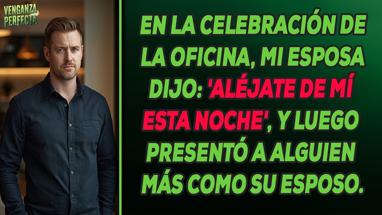 Mi esposa me dijo que me alejara... y luego presentó a otro hombre como su esposo.