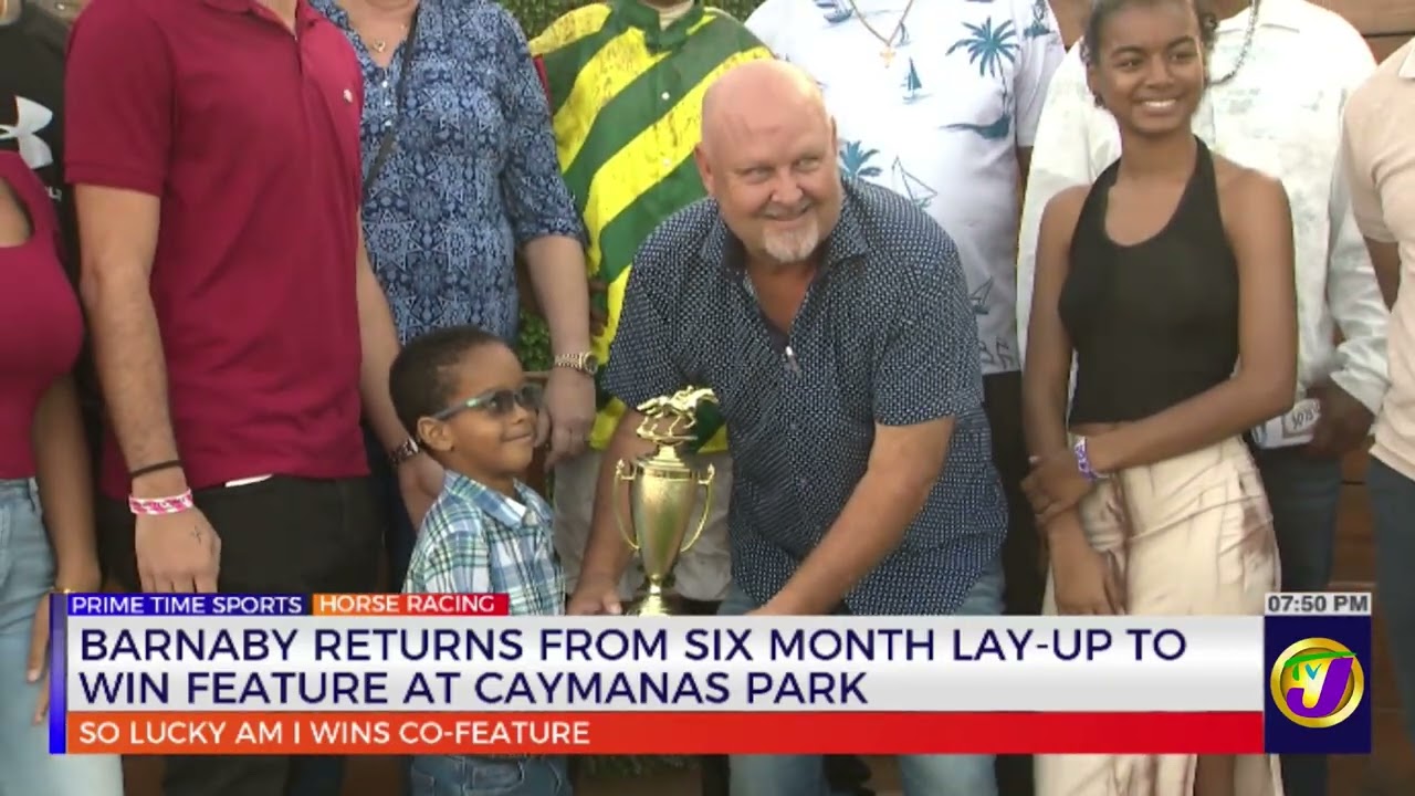 Barnaby Returns From Six Month Lay-Up To Win Feature At Caymanas Park  | TVJ Sports