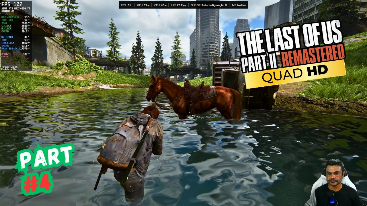 JOGANDO! The Last of Us Parte II: Remastered- QUAD-HD, DUBLADO EM PT-BR!! EP:#4