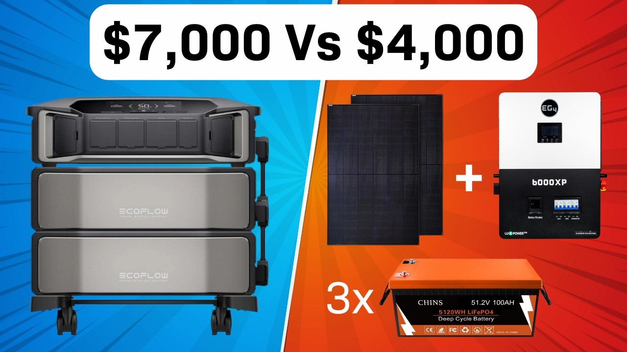 Ecoflow Delta Pro Ultra против автономной солнечной системы своими руками