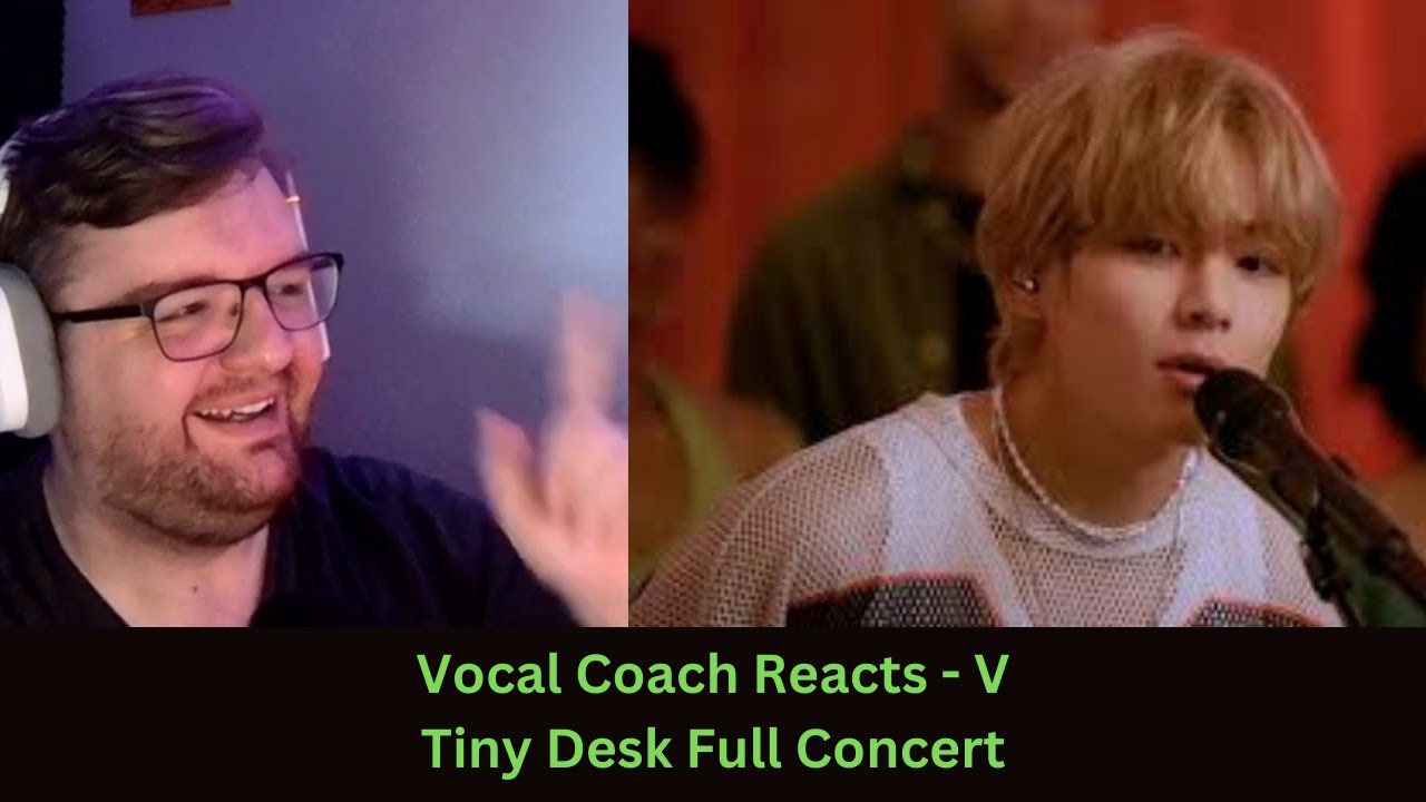 THIS WAS OUTSTANDING! - V From BTS - Tiny Desk Performance - Vocal Coach Reacts/Analysis