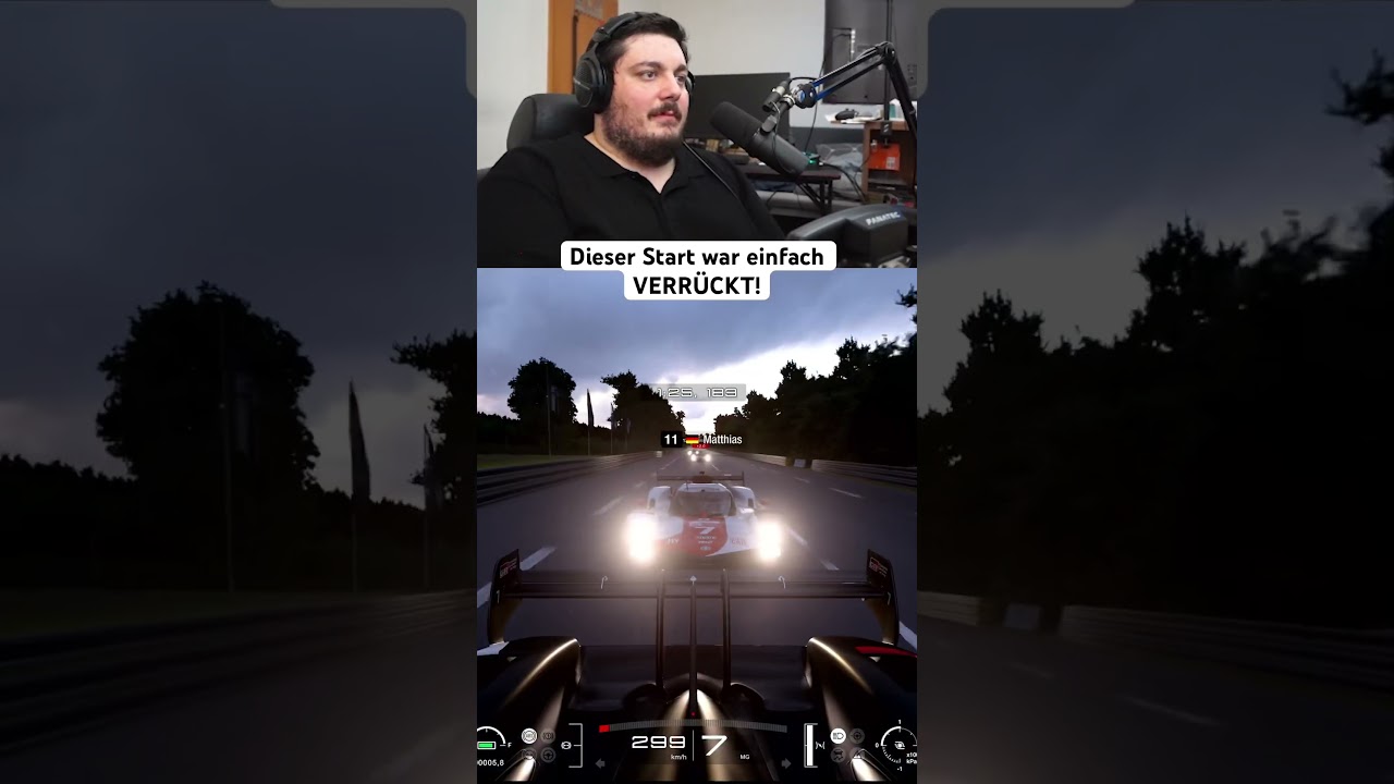 Dieser Start war einfach VERR&Uuml;CKT! 🫥 #granturismo7 #racing #simracing #lemans #twitchstreamer