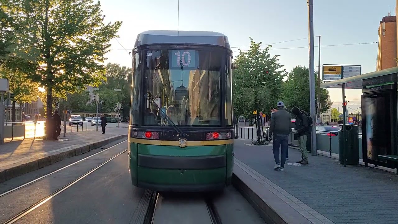 Helsingin raitiolinja 2 Olympiaterminaali-Ilmala. Helsinki tramline 2. @hslhrt @kaupunkiliikenne