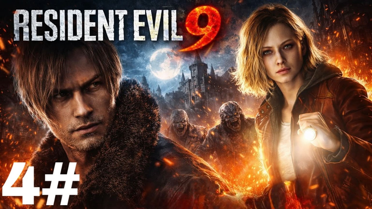 الحلقة الرابعة العودة الى مدينة راكون 🔥🚁|resident evil 9