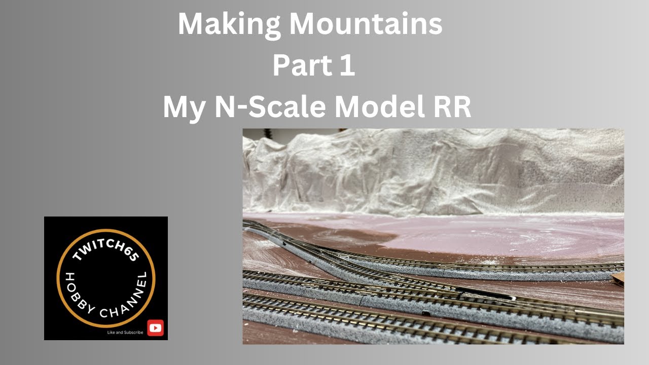 Adding a Mountain Ridge to My N-Scale Layout, Part 1