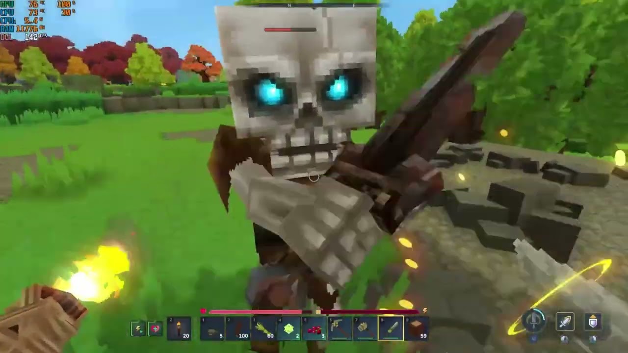 Hytale no Ryzen 5 3600 + Rx 580 2048sp + 16 gb ram