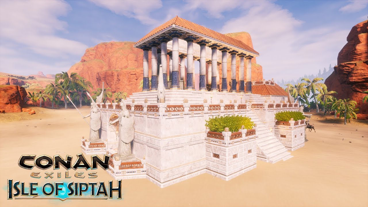 HOW TO BUILD A ARGOSSEAN BASE [SPEED BUILD] - CONAN EXILES