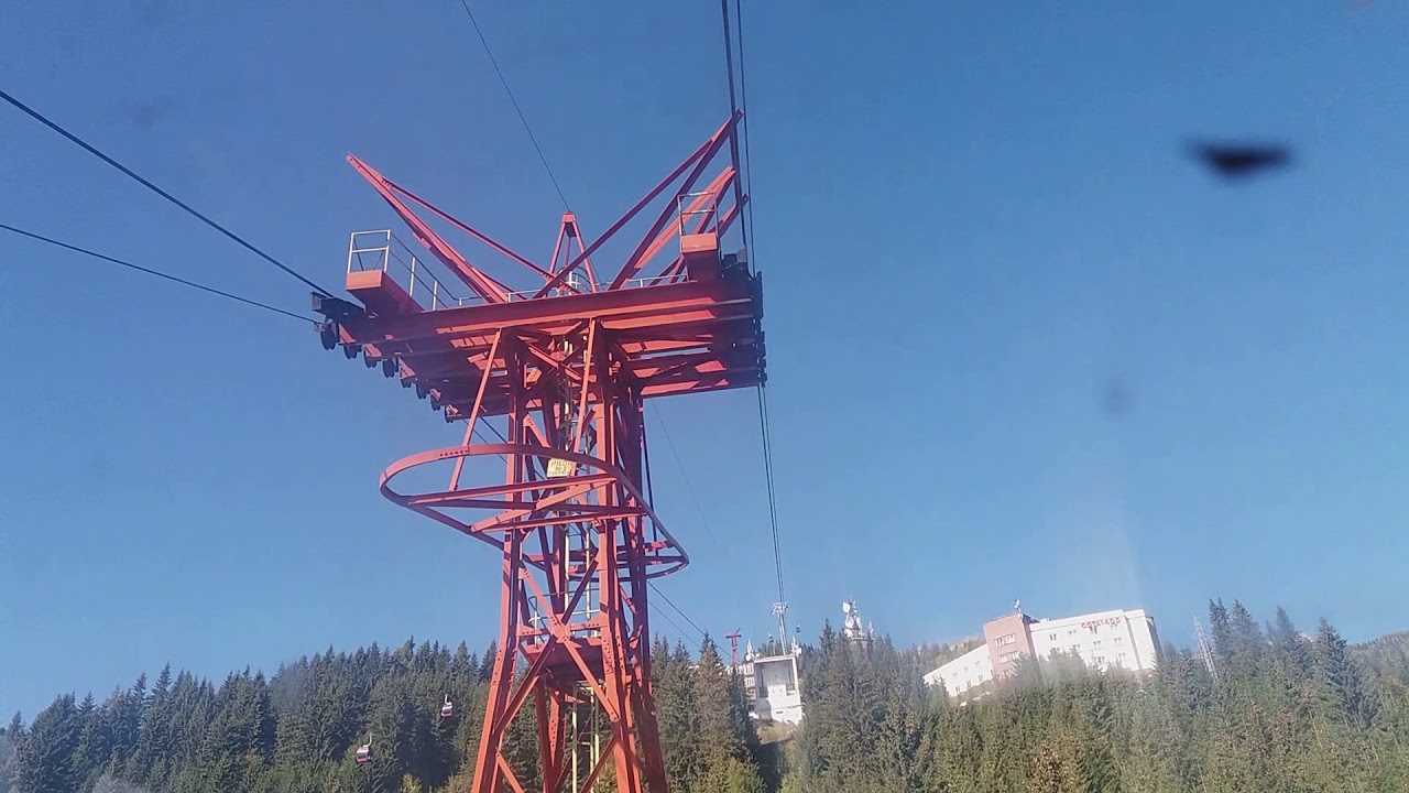 Sinaia-Urcare Cu Telecabina Din Oraş spre Cota 1400(6Octombrie2018)