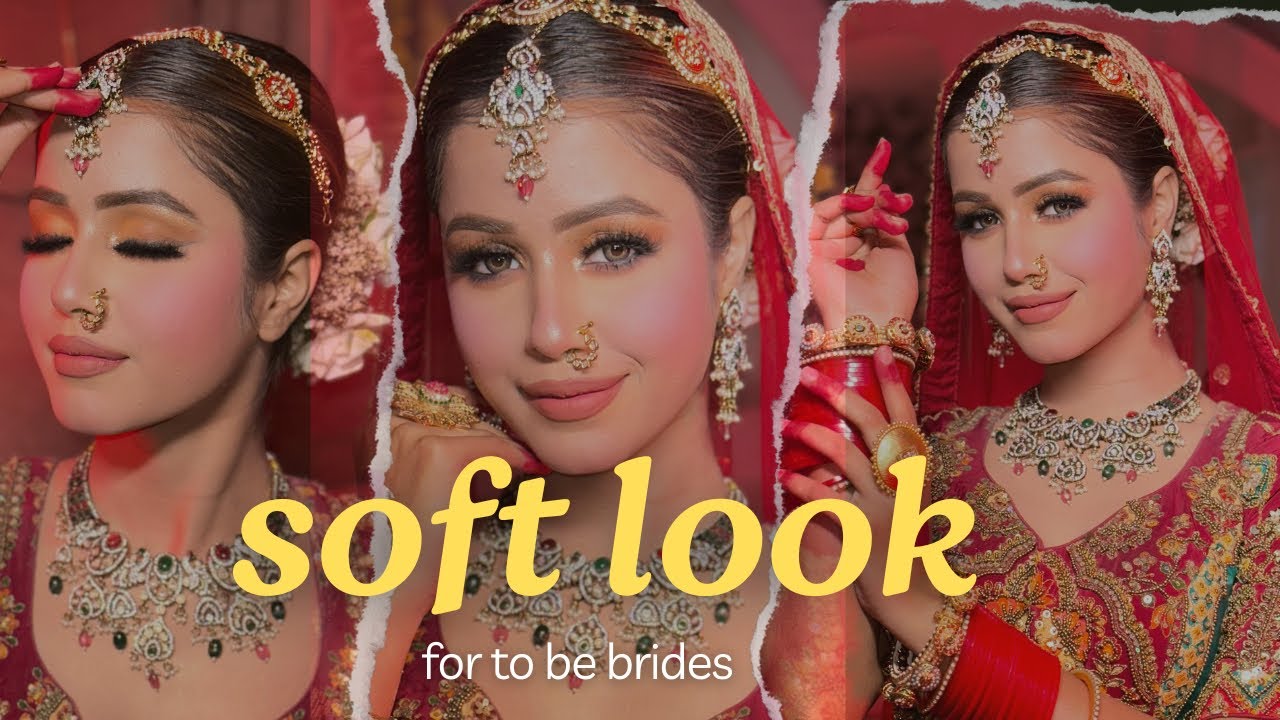 Step by step Bridal Soft Makeup look with channchal sharma MUA| #makeup #bridal #viralbride #delhi