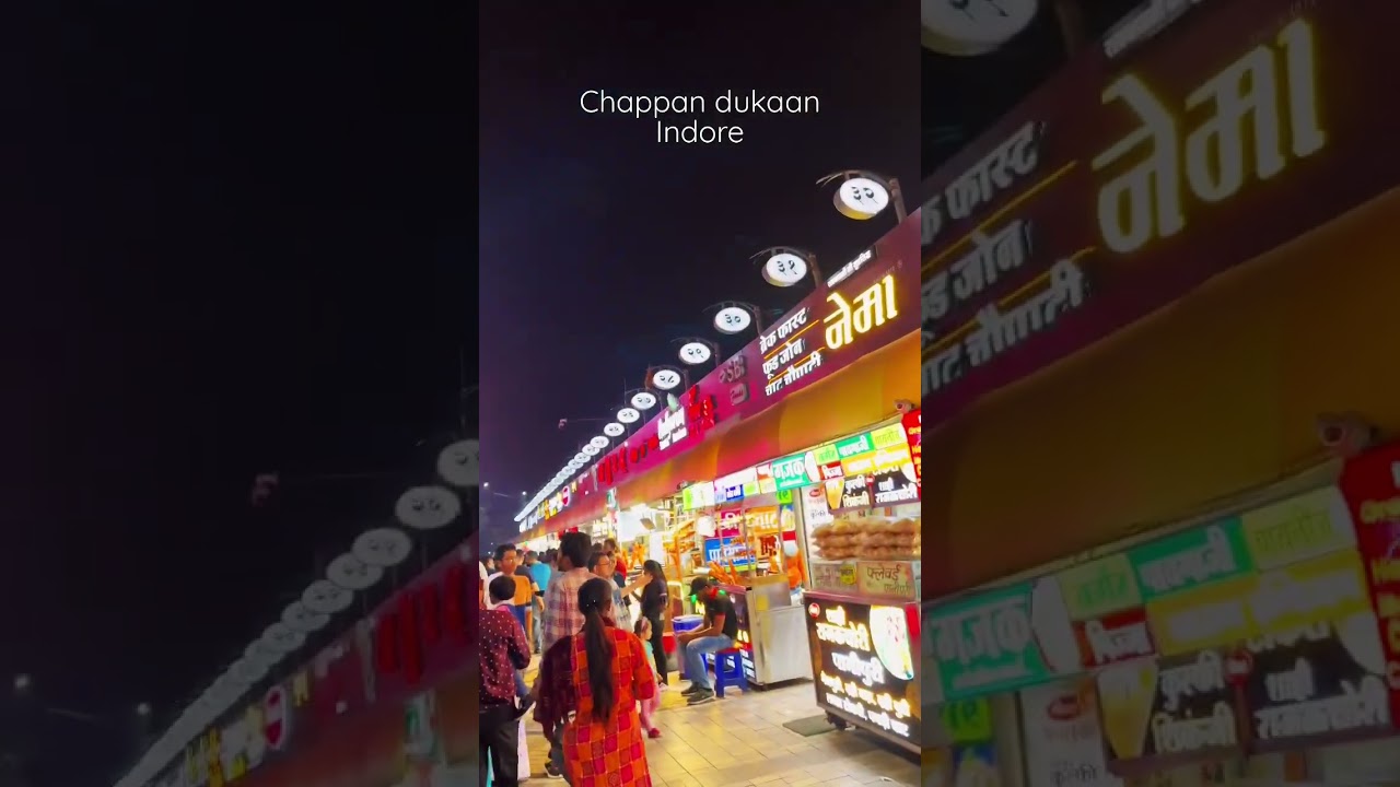 Chappan dukan Indore | Indore bazaar nightlife | food | travel