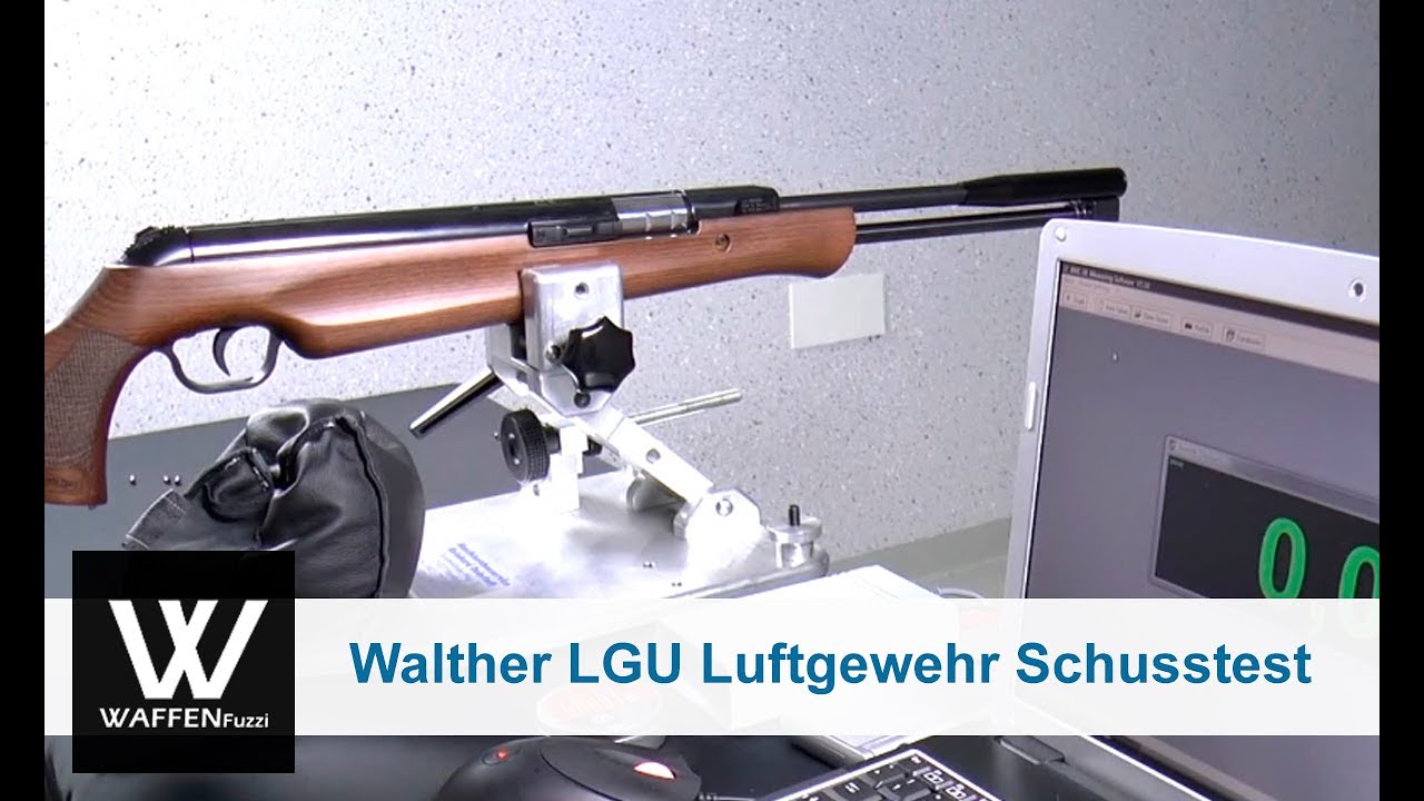 Walther LGU Luftgewehr Schusstest