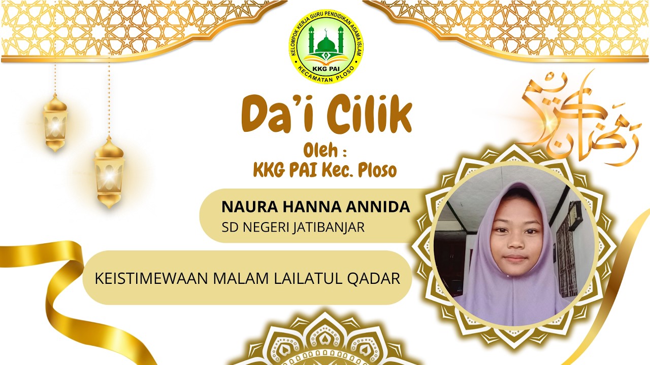 DACIL - Keistimewaan Malam Lailatul Qodar - SD Negeri Jatibanjar