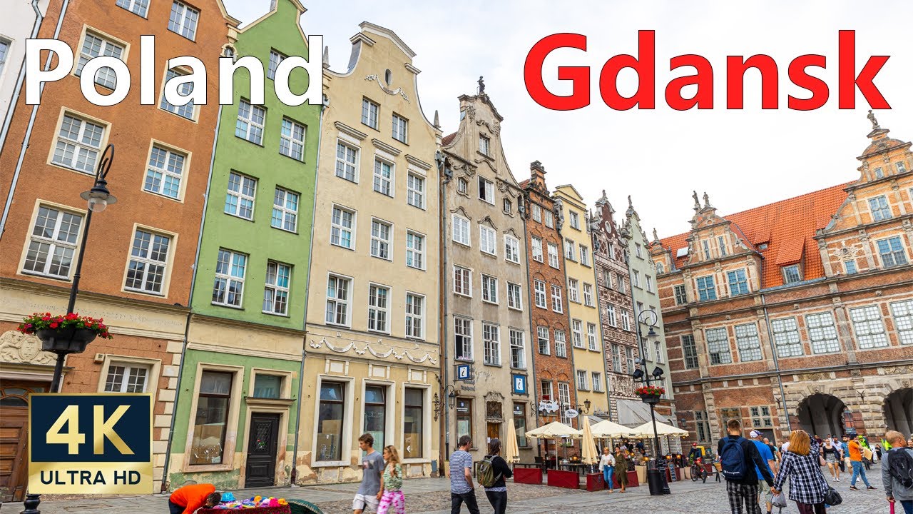 Gdansk Poland 🇵🇱 4K Walking Tour of the Old Town