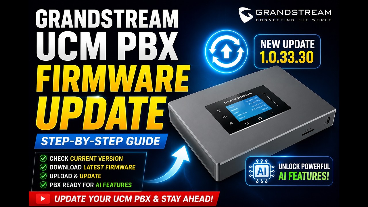 Руководство по обновлению прошивки Grandstream UCM | Подготовка вашей АТС к новым функциям искусс...