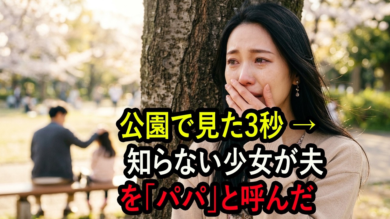 公園で見た3秒 → 知らない少女が夫を「パパ」と呼んだ