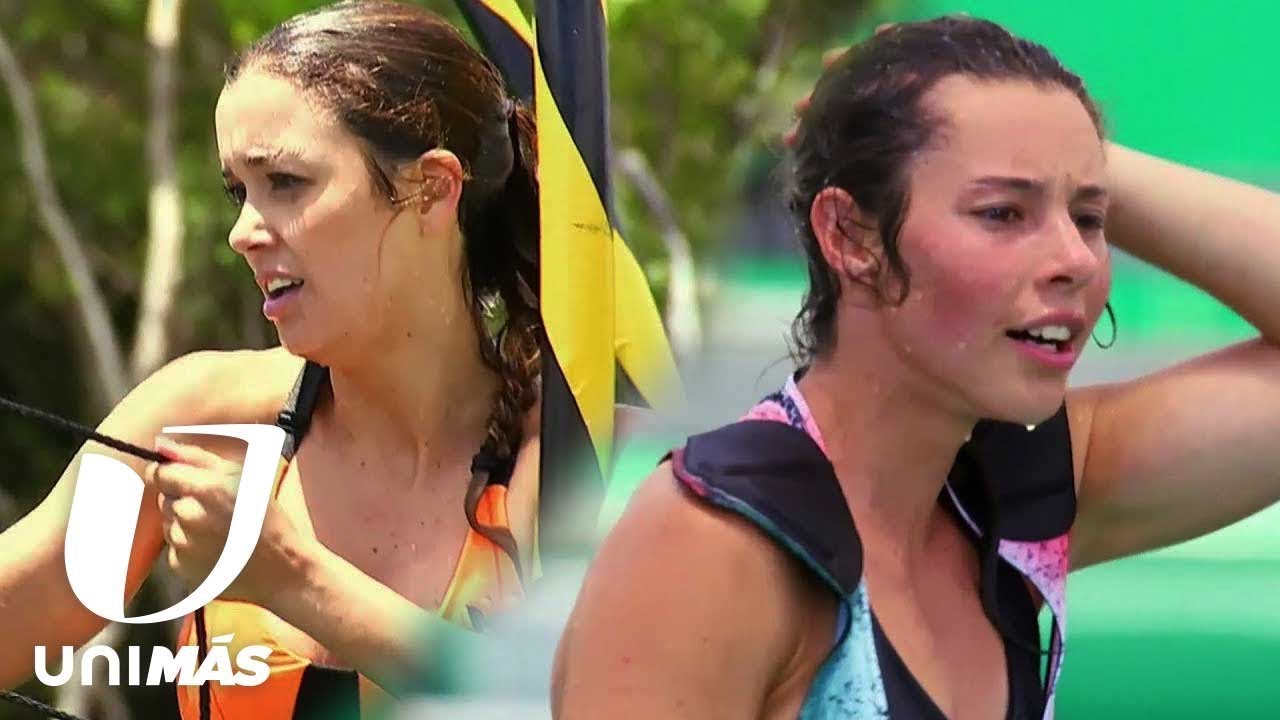 Mónica Gómez encontró en Ella a una dura rival: así fue su reto de agua | Reto 4 Elementos
