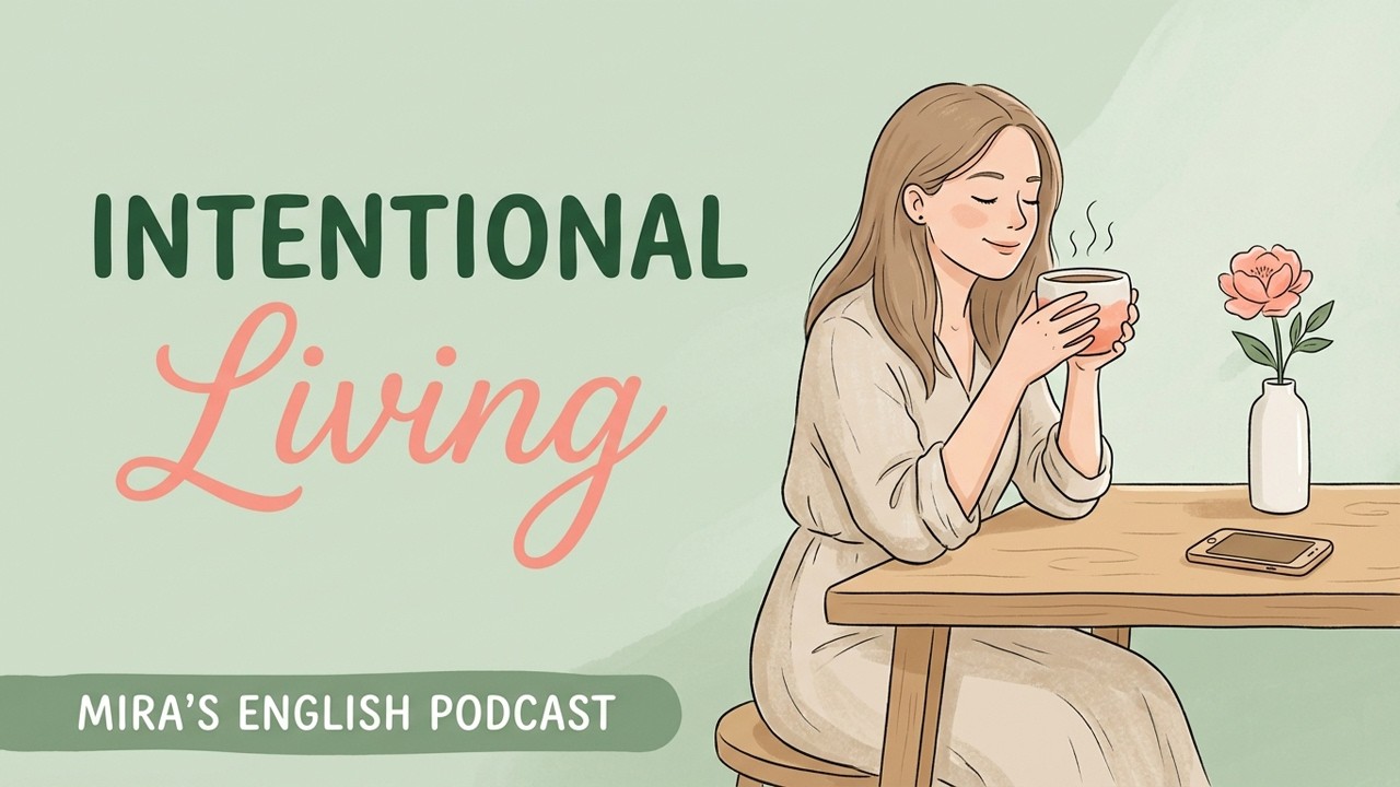 Intentional Living | Mira's English Podcast