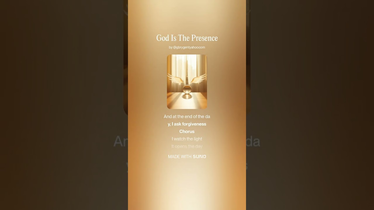 God Is The Presence  #modernpopsong #melodiesforthesoul #popmusic #femalevocals #newchristiansong