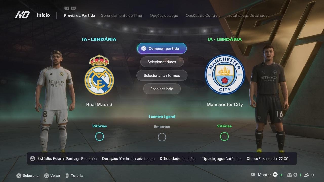 EA SPORTS FC 26 Real madrid X Manchester city