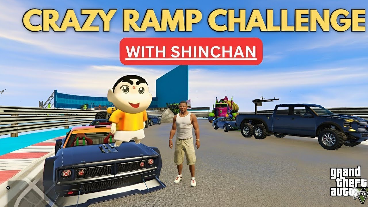 “Shinchan & Franklin Tried The CRAZIEST Ramp in GTA 5!”