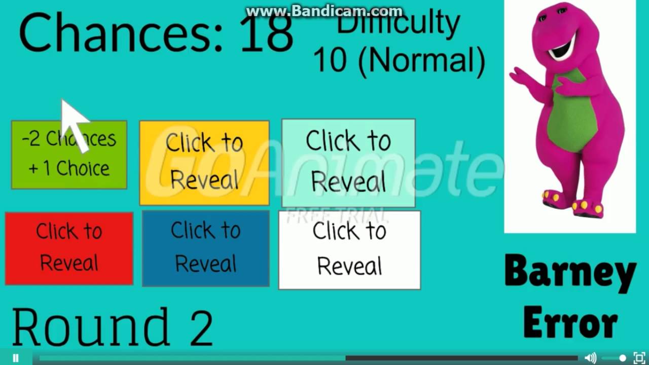 Barney Error 5 (The Newest type of Barney Error)