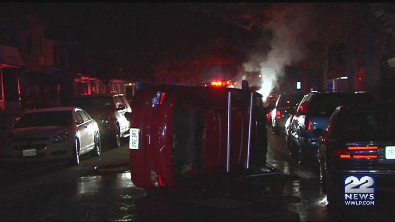 Car fire on Hall Street in Springfield