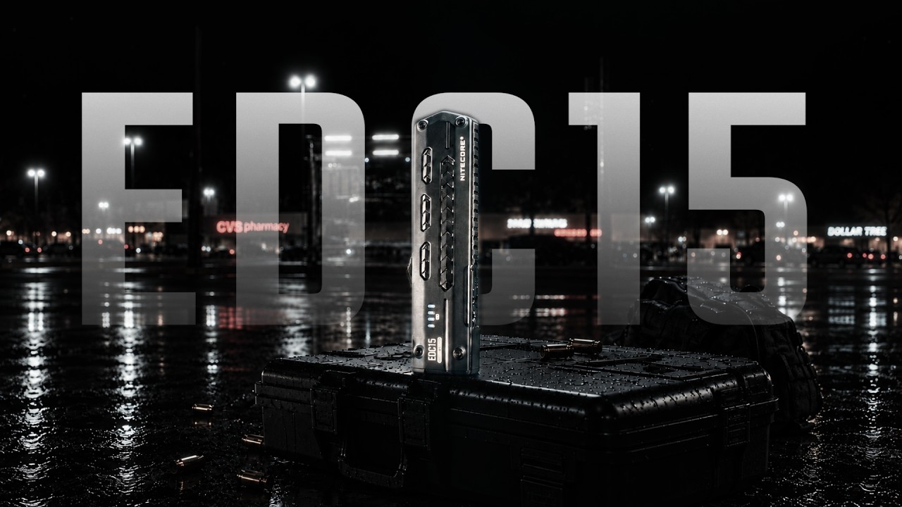 Been Waiting for This?丨Dual Light Sources Ultra Slim EDC Flashlight丨NITECORE EDC15