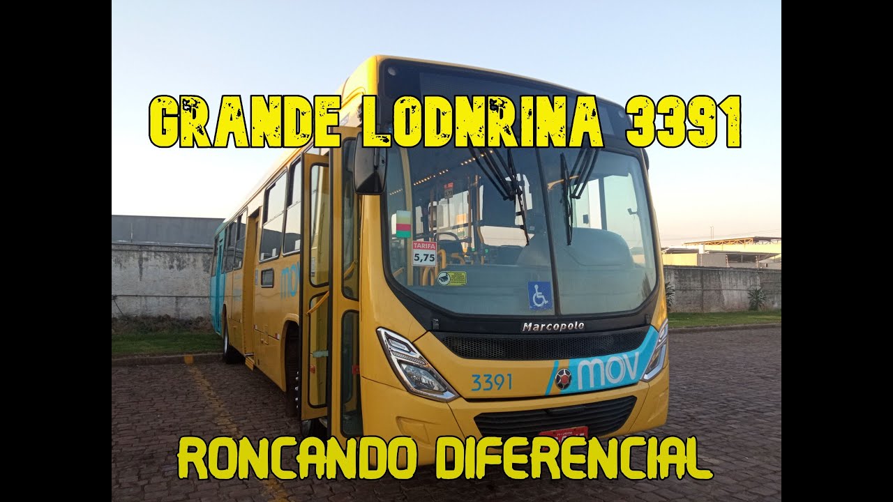 Grande Londrina 3391 - Marcopolo Torino 2014 MB OF-1721 Bluetec 5 [GIRO ALTO/RONCANDO DIFERENCIAL]