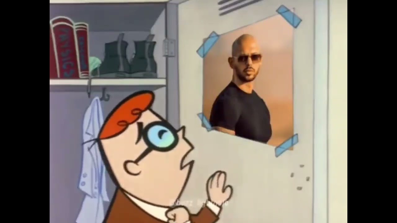 Dexters lab Andrew Tate meme 