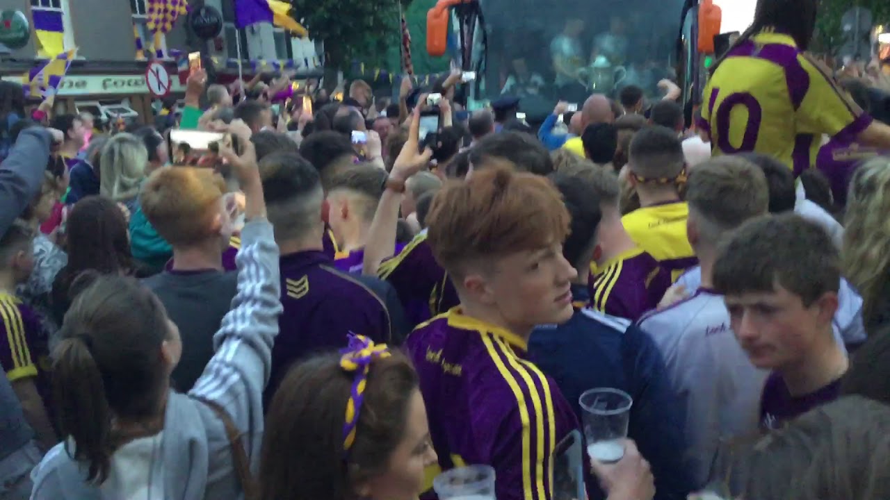 The celebrations in gorey after Wexford won the Leinster 30/6/19