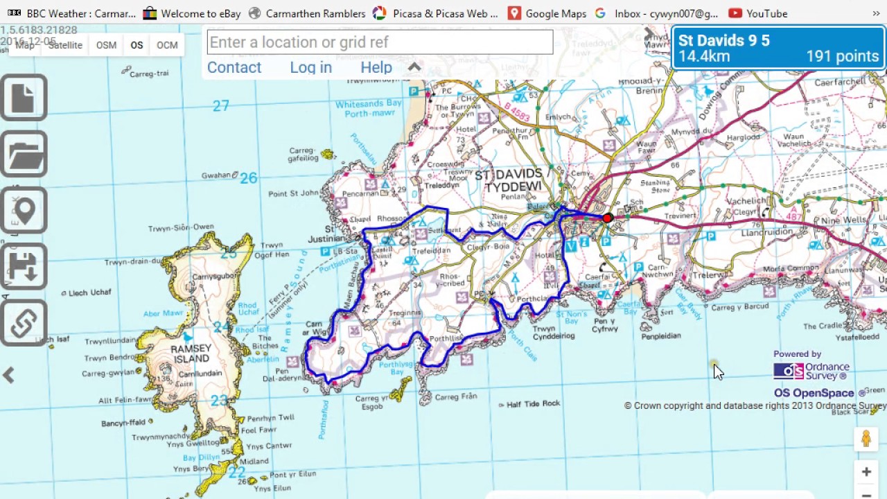 Using GPX Editor to Create a map