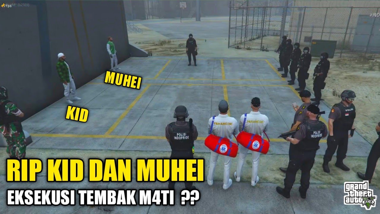 RIP KID DAN MUHEI !! EKSEKUSI TEMBAK M4TI ?? - GTA V ROLEPLAY
