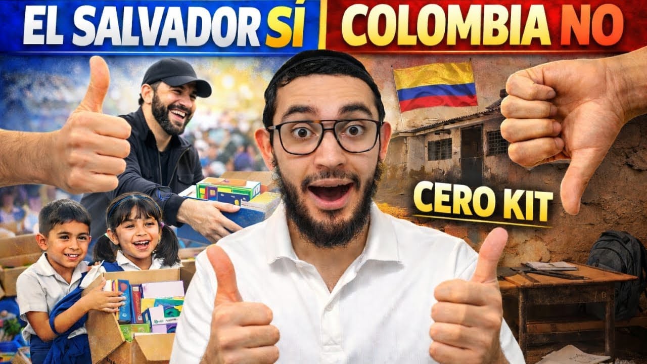 EL SALVADOR REGALA KITS ESCOLARES…¿Y COLOMBIA? NADA