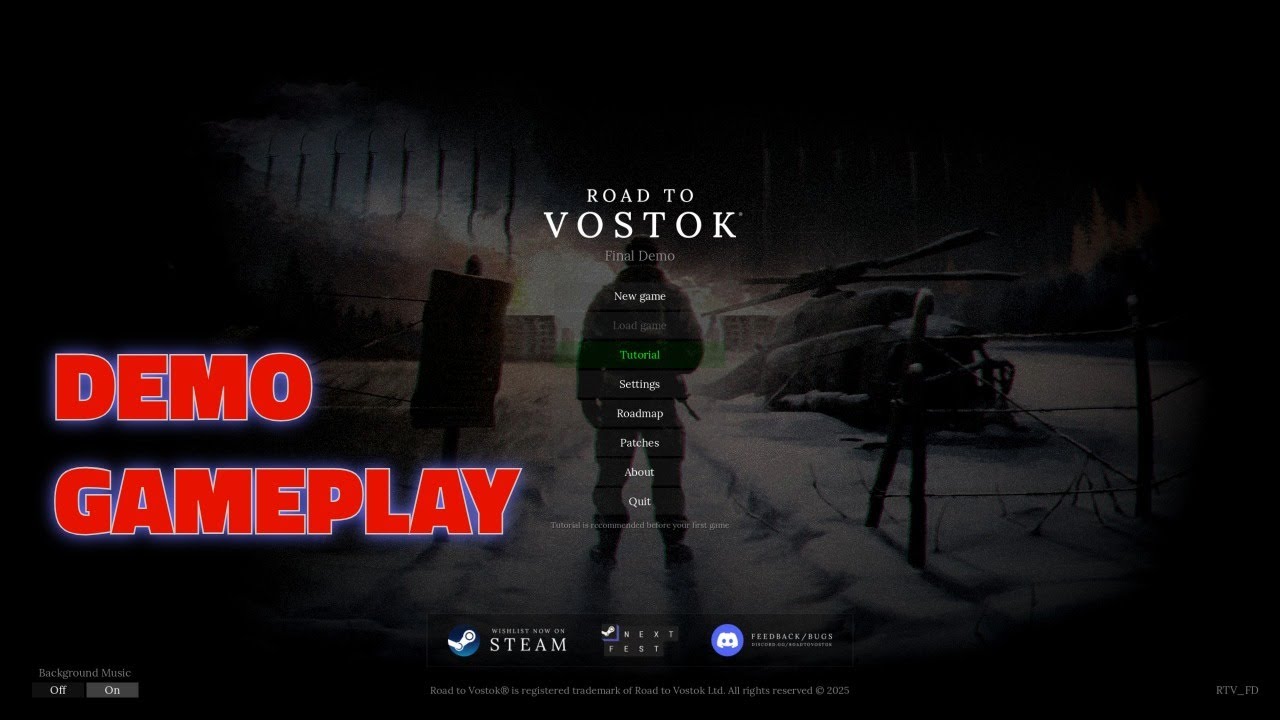 ROAD TO VOSTOK (DEMO GAMEPLAY)