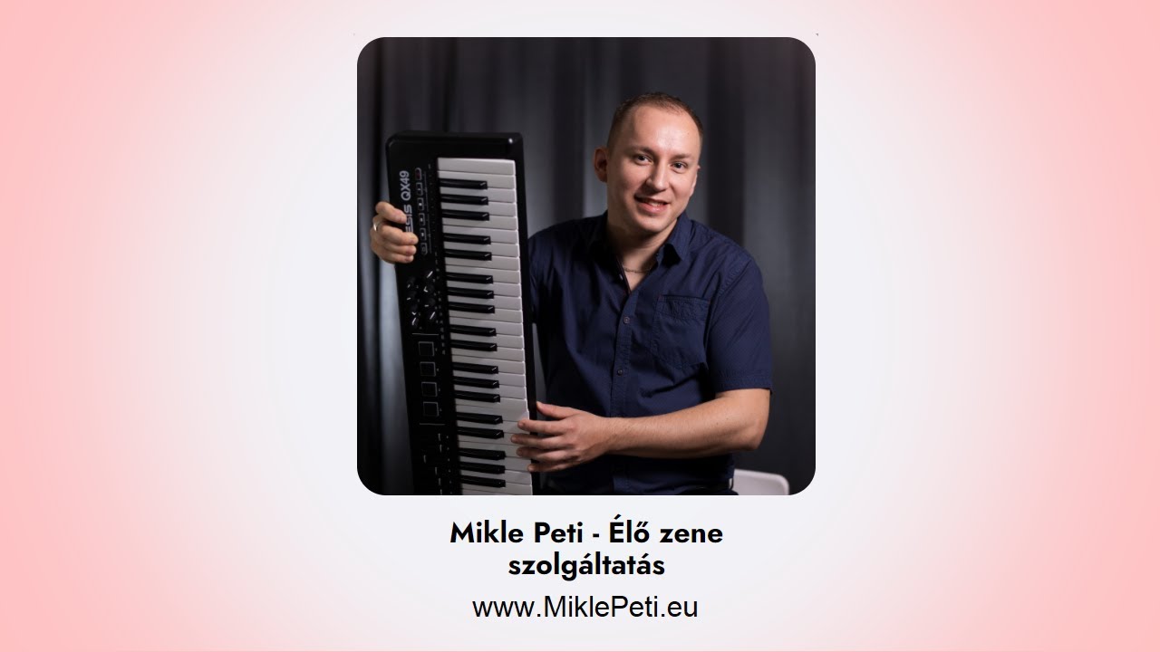 Mikle Peti Live Music - Lakodalom - Érsekújvár 2019.09.14
