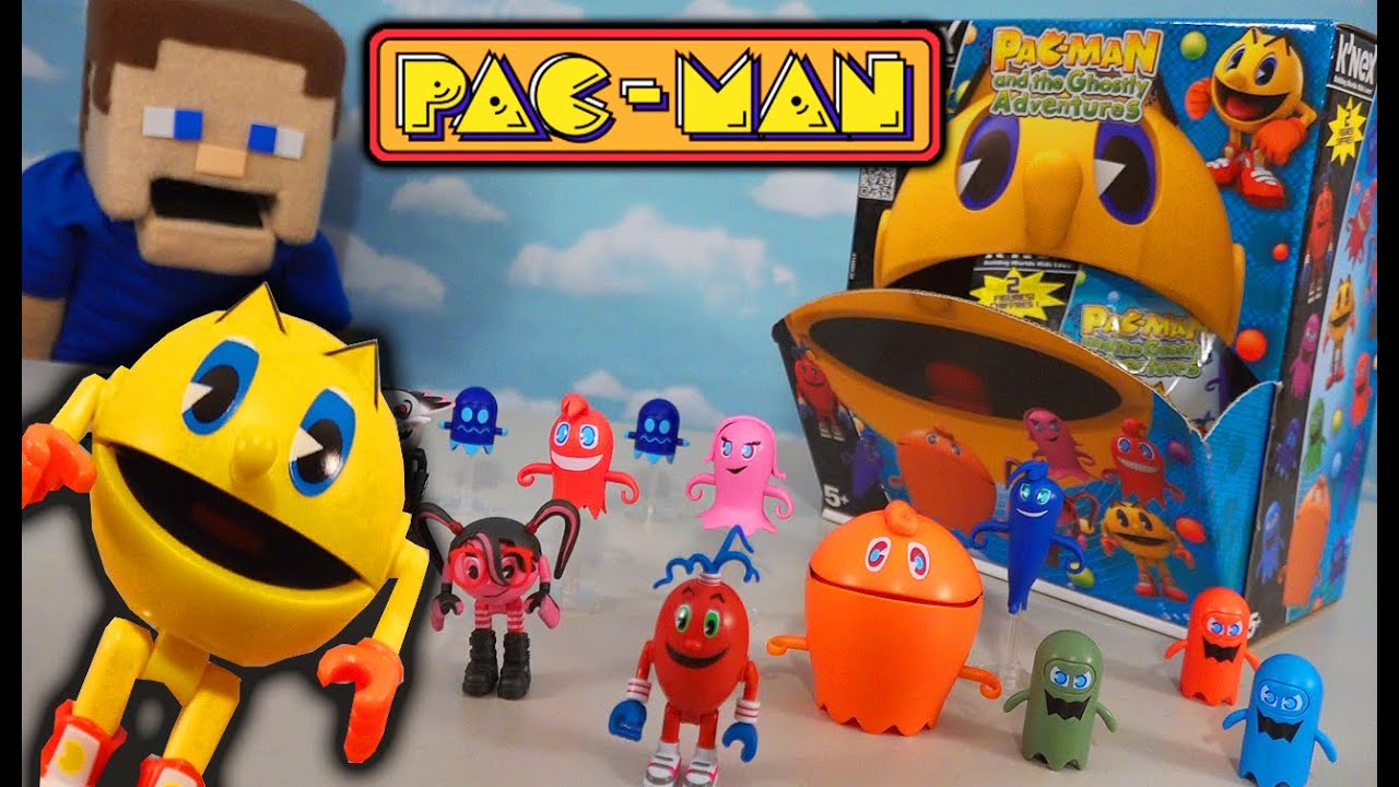 PAC-MAN K-NEX Lego Construction Blind Bag Figure Set Unboxing