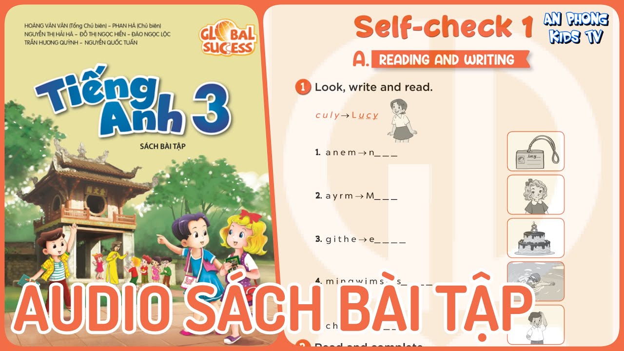 (Full sách) Audio Sách Bài Tập Tiếng Anh 3 Global Success Lớp 3 mới 2022 Hoàng Văn Vân Phụ Đề